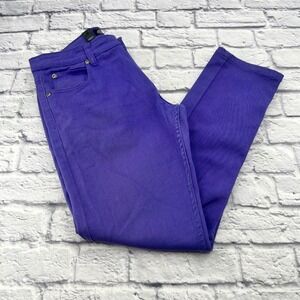 Kayden K Mens Purple Skinny Jeans 34x32 Stretch Cotton Blend Casual Preppy